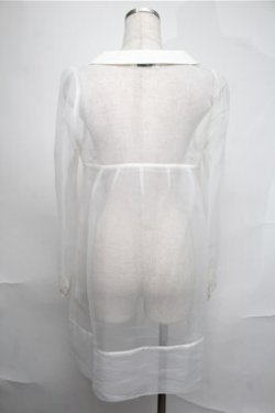 画像2: Katie / スカラップチュールワンピース  白 S-25-08-25-002-LO-OP-AS-ZS