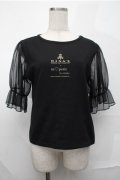 m petit by misako / MSシアーソデプルオーバー M 黒 S-25-08-25-021-LO-TO-AS-ZS