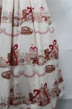 画像3: axes femme kawaii / お菓子の家柄ワンピース  アイボリー S-25-08-25-030-AX-BL-HR-ZS