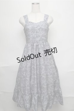 画像1: m petit by misako / MSKトワルドジュイジャンパースカート S グレー S-25-08-25-036-LO-SK-AS-ZS
