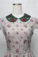 画像3: Jane Marple / ローズブーケワンピース  ピンクｘグリーン S-25-08-25-037-JM-OP-AS-ZS (3)
