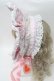 画像2: BABY,THE STARS SHINE BRIGHT / Rose Lace Rococoボンネット  ピンク S-25-08-26-005-BA-AC-AS-ZS (2)