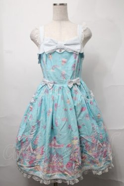 画像1: Angelic Pretty / MilkyPlanetジャンパースカート  サックス S-25-08-26-043-AP-OP-HR-ZS
