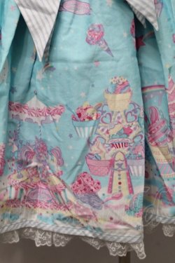 画像3: Angelic Pretty / MilkyPlanetジャンパースカート  サックス S-25-08-26-043-AP-OP-HR-ZS