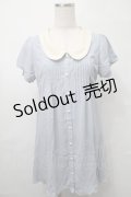 LODISPOTTO / バイカラーシャツワンピース  サックス S-25-08-26-044-LO-OP-HR-ZT100