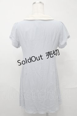 画像2: LODISPOTTO / バイカラーシャツワンピース  サックス S-25-08-26-044-LO-OP-HR-ZT100