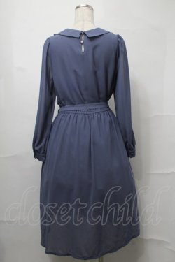 画像2: Fi.n.t / ローズミニブーケ刺繍シアーワンピース  ブルー S-25-08-26-046-CA-OP-HR-ZS