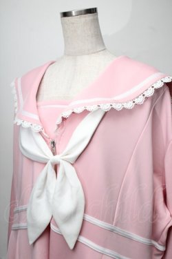 画像3: Favorite / ふんぼさんコラボグッズ オリジナルセーラーロリワンピ風パーカー  ピンク S-25-08-26-048-LO-TO-AS-ZS