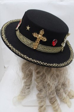 画像2: Angelic Pretty / Noble Collection Hat  黒 S-25-08-26-006-AP-AC-HR-ZS