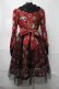 画像2: Angelic Pretty / Noble Collectionロングワンピース  ワイン S-25-08-26-052-AP-OP-HR-ZS (2)