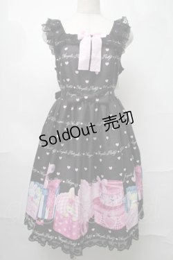 画像1: Angelic Pretty / Lovely Toyboxジャンパースカート  黒 S-25-08-26-054-AP-OP-HR-ZS