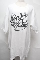 NieR Clothing / プリントTシャツ  白 S-25-08-26-008-PU-TO-HR-ZT354