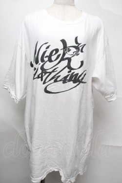 画像1: NieR Clothing / プリントTシャツ  白 S-25-08-26-008-PU-TO-HR-ZS