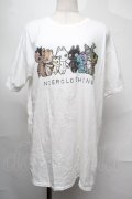 NieR Clothing / プリントTシャツ  白 S-25-08-26-009-PU-TO-HR-ZS