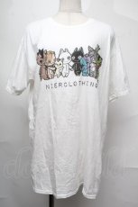 画像1: NieR CLOTHING / プリントTシャツ  白 S-25-08-26-009-PU-TO-HR-ZT355 (1)