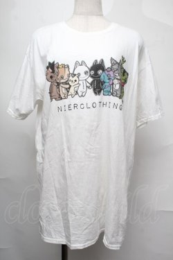 画像1: NieR Clothing / プリントTシャツ  白 S-25-08-26-009-PU-TO-HR-ZS