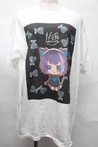 NieR Clothing / プリントTシャツ  白 S-25-08-26-011-PU-TO-HR-ZT355