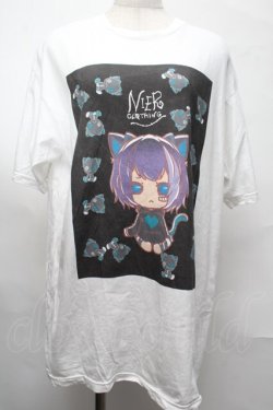 画像1: NieR Clothing / プリントTシャツ  白 S-25-08-26-011-PU-TO-HR-ZS