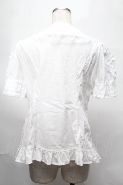 画像2: Angelic Pretty / Frill Heart半袖ブラウス  白 S-25-08-26-014-AP-BL-HR-ZS
