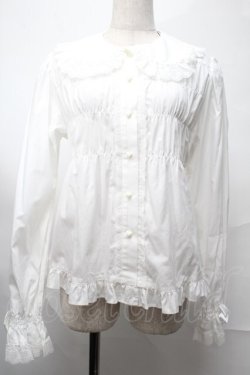 画像1: BABY,THE STARS SHINE BRIGHT / ベビードールブラウス  白 S-25-08-26-015-BA-BL-AS-ZS