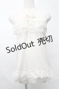 axes femme / 胸元ティアードレースキャミ  キナリ S-25-08-26-017-AX-TO-HR-ZS