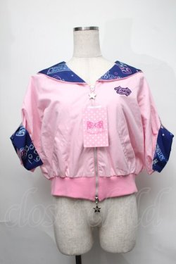 画像1: Angelic Pretty / Neon Star Dinerセーラーブルゾン  ピンク S-25-08-26-023-AP-JA-HR-ZS