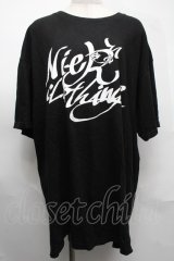 NieR Clothing / プリントTシャツ  黒 S-25-08-26-027-PU-TO-HR-ZT355