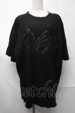画像1: NieR Clothing / プリントTシャツ  黒 S-25-08-26-028-PU-TO-HR-ZS