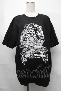 画像1: NieR Clothing / プリントTシャツ  黒 S-25-08-26-029-PU-TO-HR-ZS