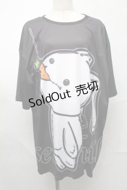 画像1: NieR Clothing / 転写Tシャツ  黒 S-25-08-26-032-PU-TS-HR-ZY