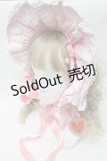 BABY,THE STARS SHINE BRIGHT / Rose Lace Rococoボンネット  ピンク S-25-08-26-005-BA-AC-AS-ZS