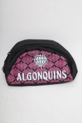 ALGONQUINS / ポーチ  黒Ｘピンク S-25-08-27-001-AL-ZA-HR-ZS