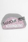 ALGONQUINS / ポーチ  黒Ｘピンク S-25-08-27-001-AL-ZA-HR-ZT-K025