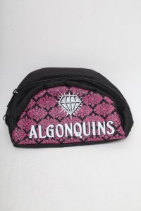 ALGONQUINS / ポーチ  黒Ｘピンク S-25-08-27-001-AL-ZA-HR-ZT-K025