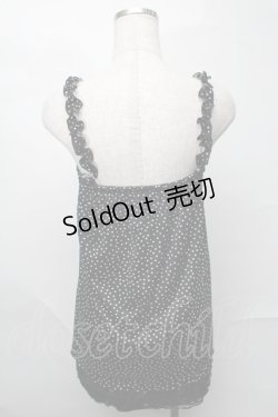 画像2: axes femme /  ドットキャミソール  黒ｘ白 S-25-08-27-037-AX-TO-ET-ZS