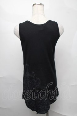 画像2: ALGONQUINS / プリントタンクトップ  黒 S-25-08-27-038-AL-TO-HR-ZS