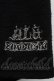 画像3: ALGONQUINS / ZIPデザインプルオーバー  黒 S-25-08-27-041-AL-TO-HR-ZS (3)