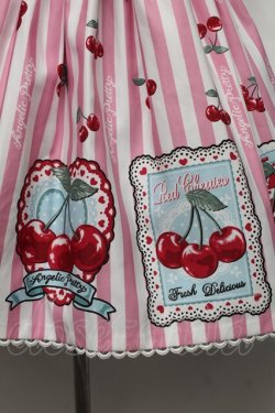 画像3: Angelic Pretty / Cherry Stampジャンパースカート  ピンク S-25-08-27-047-AP-OP-HR-ZS
