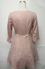 画像2: LODISPOTTO / ベルト付きワンピース  ピンク S-25-08-27-048-LO-SK-HR-ZT329 (2)