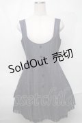 LODISPOTTO / ストレッチデニムジャンパースカート  ブルー S-25-08-27-055-LO-OP-HR-ZS