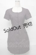 MILK / ドットワンピース  黒ｘピンク S-25-08-27-056-ML-OP-AS-ZS