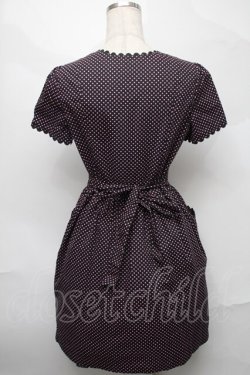 画像2: MILK / ドットワンピース  黒ｘピンク S-25-08-27-056-ML-OP-AS-ZS
