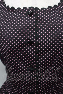 画像3: MILK / ドットワンピース  黒ｘピンク S-25-08-27-056-ML-OP-AS-ZS