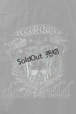 画像3: ALGONQUINS / ギンガム切替サルエルパンツ  黒 S-25-08-27-060-AL-PA-HR-ZS