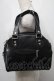 画像2: ALGONQUINS / 刺繍クロスバッグ  黒Ｘ青 S-25-08-27-006-AL-BG-HR-ZS (2)