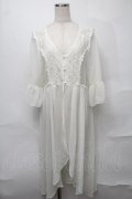 axes femme / 袖ドロストガウン M 生成り S-25-08-27-012-AX-TO-SZ-ZS