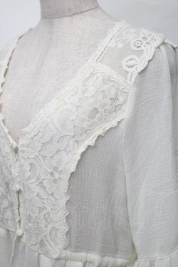 画像3: axes femme / 袖ドロストガウン M 生成り S-25-08-27-012-AX-TO-SZ-ZS