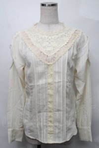 axes femme / マトン袖ビクトリアンブラウス  キナリ S-25-08-27-015-AX-BL-AS-ZS