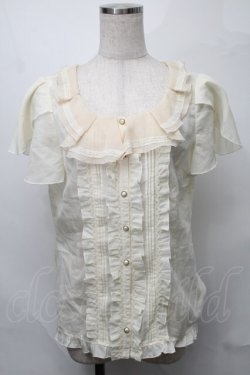画像1: axes femme / レースフリルブラウス   S-25-08-27-018-AX-BL-AS-ZS
