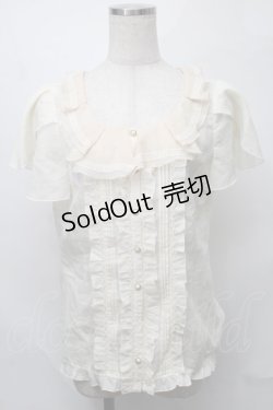 画像1: axes femme / レースフリルブラウス   S-25-08-27-018-AX-BL-AS-ZS